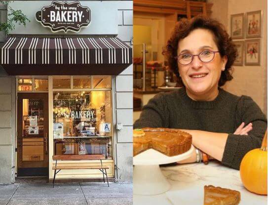 Helene Godin and her bakery store.